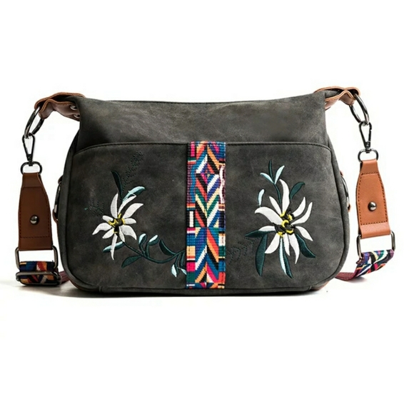 ⚘LAST ONE⚘5⭐ BLACK Vegan Leather Crossbody B… - Picture 2 of 9